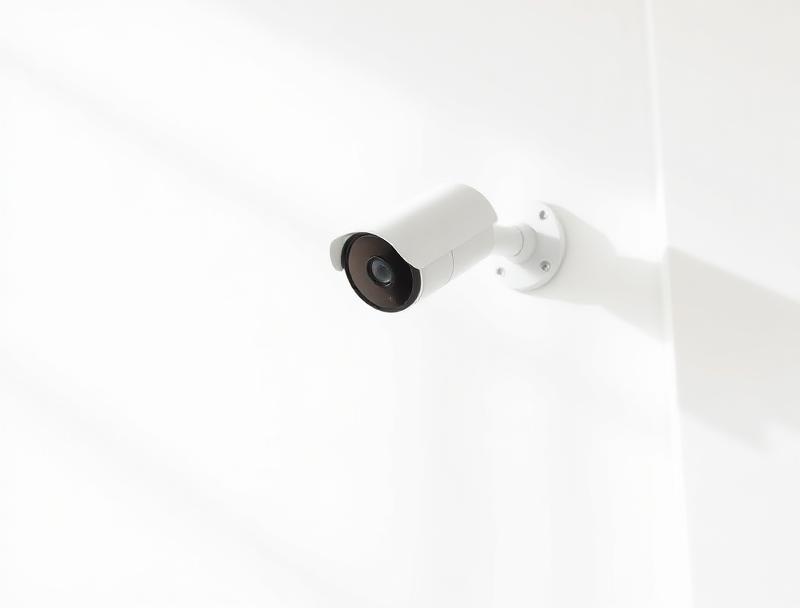 Modern CCTV camera installation